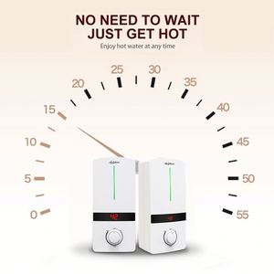 220V Tankless Electric Instant Water <strong>Heater</strong> with LED Digital Display Suitable for Kitchen and Bathroom - Product Image 4