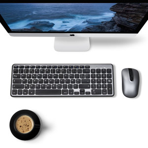 คีย์บอร์ดและเมาส์ไร้สายมัลติคัลเลอร์สำหรับเล่นเกม Nano USB Receiver 4d ปุ่มมัลติมีเดีย - Product Image 4