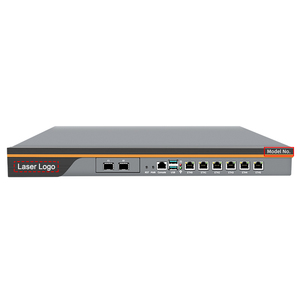 BKHD Customized Redundant Hardware Power Supply 1U Chassis Firewall Server Router Support 4*SFP I3 I5 I7 I9 13-14th Gen - Product Image 1