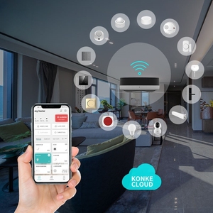 Современная интегрированная система управления умным домом с Wi-Fi, автоматизация всего дома с системой безопасности и безопасной автоматизации зданий
