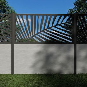 Sıcak satış co-ekstrüzyon 3 'x 3 '<span class=keywords><strong>alu</strong></span> post ve WPC çit