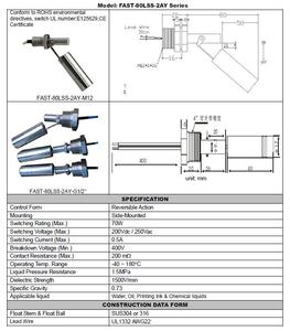 stainless steel electrical water level <strong>controller</strong> float switch side mounted liquid level switch sensor for alarm <strong>system</strong> - Product Image 6