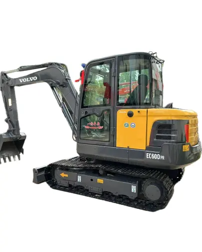 Sweden brand used Volvo EC60 EC55 6ton Excavator hydraulic crawler backhoe second-hand mini digger machinery