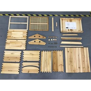 Auto Wooden Flows Bee Hive House Kit Beehive Boxes with 7 Pieces Comb Honey Frames for <strong>Beginning</strong> and Professional Beekeepers - Product Image 6