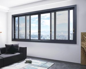 Ventanas correderas de vidrio de aluminio con persianas insertadas Diseño de privacidad del obturador incorporado - Product Image 5