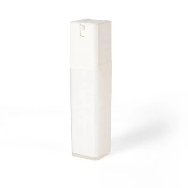 Square Shape Rotate Cosmetic Packaging Drunk Elephant Serum Airless Lotion Pump Bottle 15ml 30ml 50ml