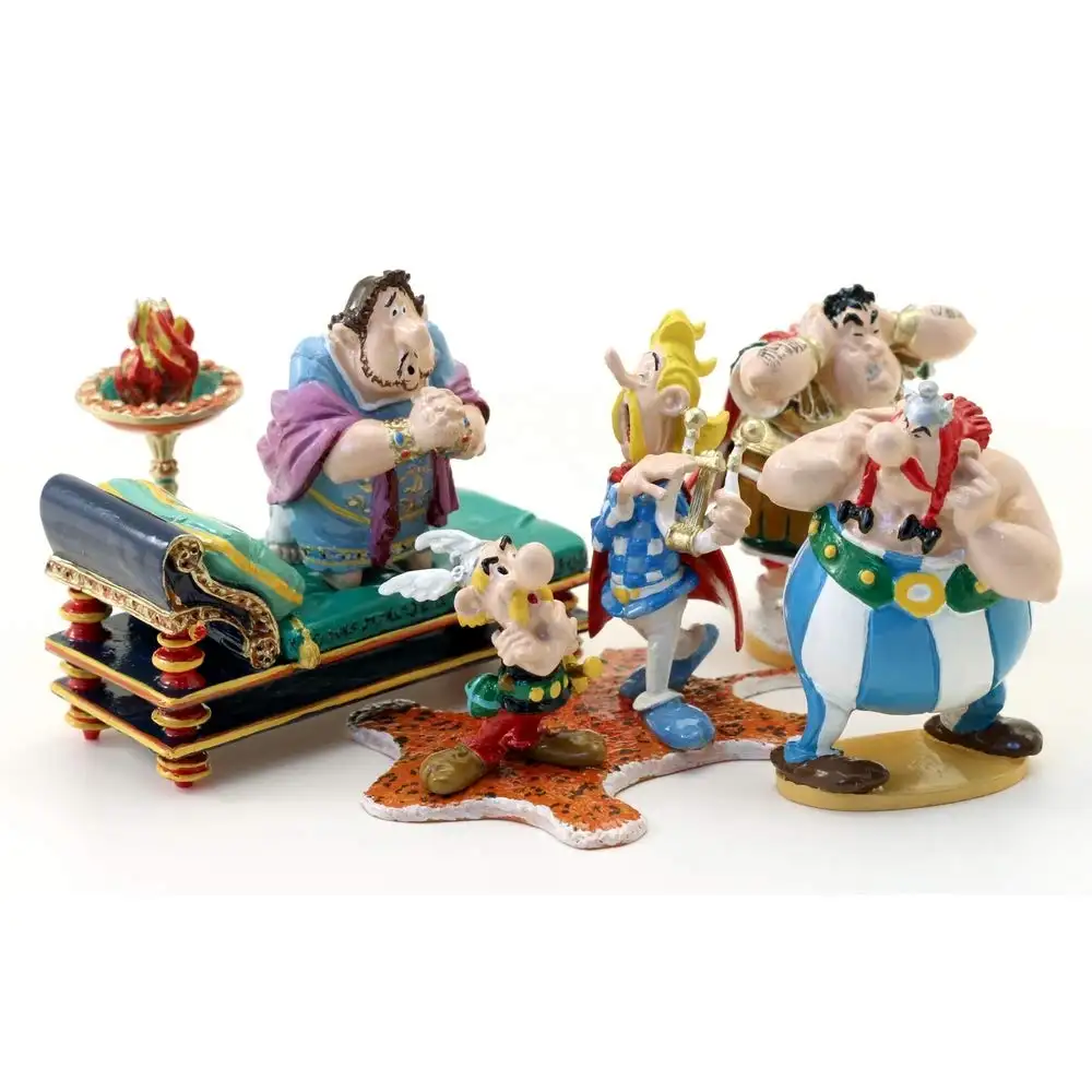 Figura de acción de Anime personalizada, figura coleccionable de Asterix y Obelix, The Golden meneger