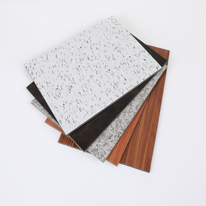 Costruzione di Facciata Rivestimento Esterno La Scelta Design ACP ACM Pannelli In Alluminio Composito di Marmo per la Colonna A Parete Rivestimento - Product Image 2