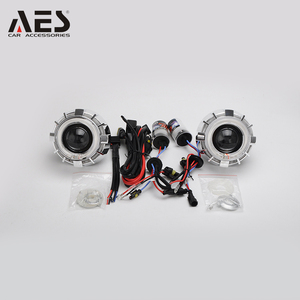 AES Auto&amp;motorcycle G1 hid Bi Xenon Dual Led Angel Eyes 2.5&quot; Projector Lens <strong>Kit</strong> for Car Accessories 2022 - Product Image 6