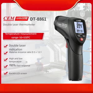 CEM công nghiệp không tiếp xúc nhiệt kế kép laser hồng ngoại Nhiệt kế DT-8861/62/63/65 - Product Image 2
