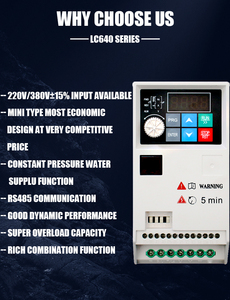 LC640 популярный мини Vfd 0.75KW 220V 1ph в 3ph преобразователь частоты 2.2KW 5.5KW инвертор частоты для насосной системы - Product Image 6