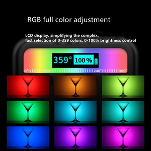Cep üç kafalı soğuk Ulanzi VL49 RGB dahili lityum pil VL49 RGB dolgu işığı SLR için LED Video işığı - Product Image 3