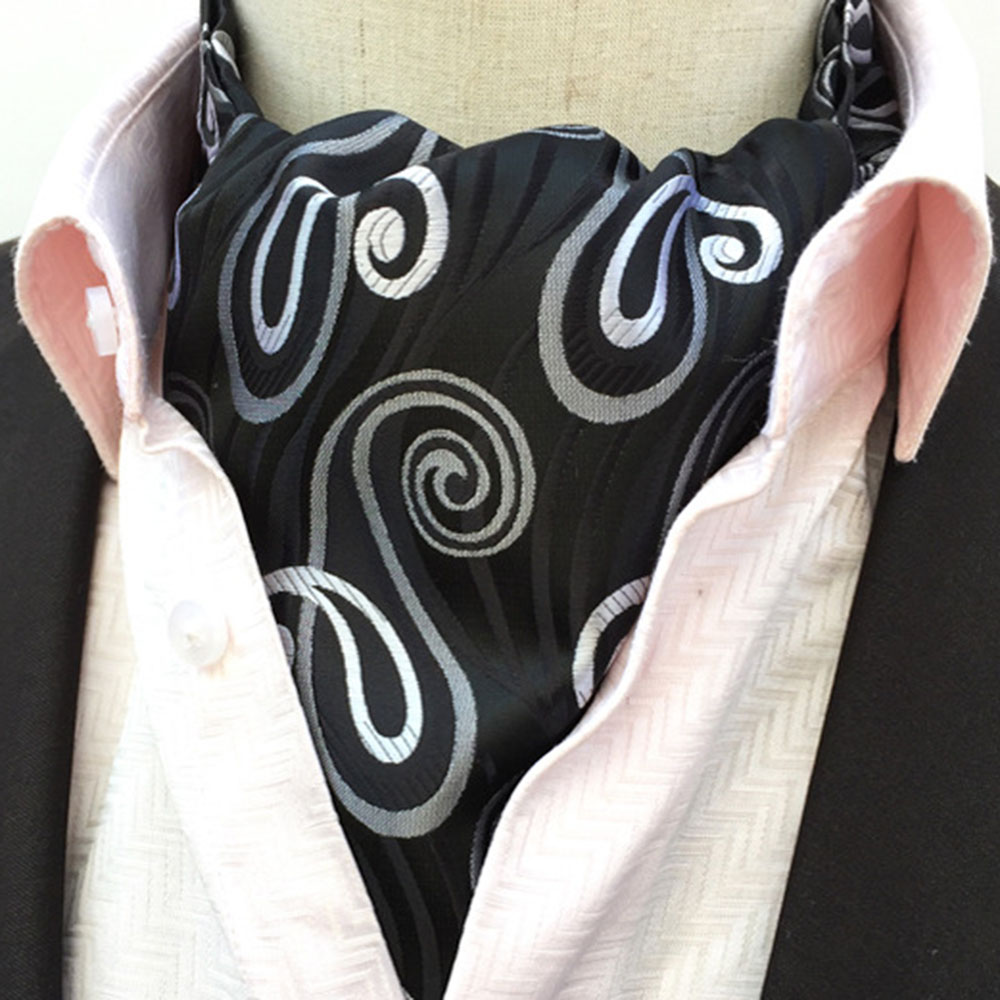Black White paisley