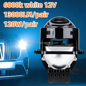 Cool White Bi <strong>LED</strong> Projector Lens 3-Inch Headlight with 6000K <strong>12V</strong> for Car Models - Product Image 3