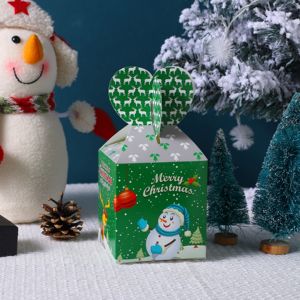 White Card Carton Gift Box for Christmas Eve for <strong>Apple</strong> &amp; Candy Packaging Elegant Paper Boxes - Product Image 2