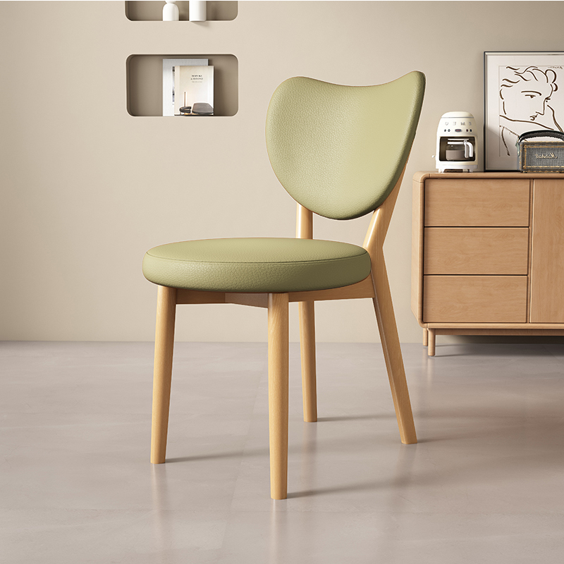Log color green leather