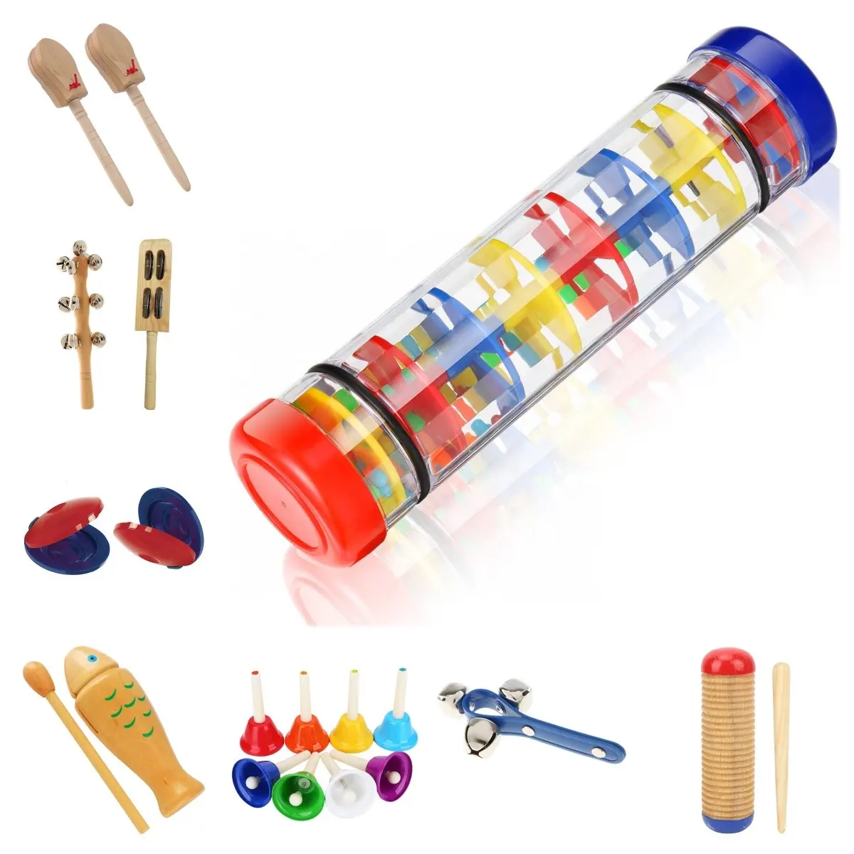 Conjunto de juguetes de percusión de instrumentos musicales para niños al por mayor, otros instrumentos musicales