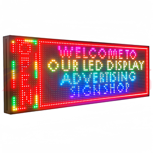 Messaggio in movimento di alta qualità modulo Rgb Led Banner tabellone per le affissioni programmabile P4 P5 P8 Led Sign Board schermo di visualizzazione a matrice per esterni - Product Image 1