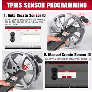 X431 TSGUN TPMS Reifendruck detektor, Sensoren aktivieren/neu lernen/programmieren, TPMS-Diagnose tools - Product Image 5