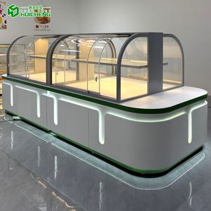 Hiển thị đứng bánh hiển thị tủ bánh tủ lạnh kính trưng bày hiển thị bánh mì toàn bộ cửa hàng thiết kế tùy chỉnh bánh mì hiển thị trường hợp - Product Image 6