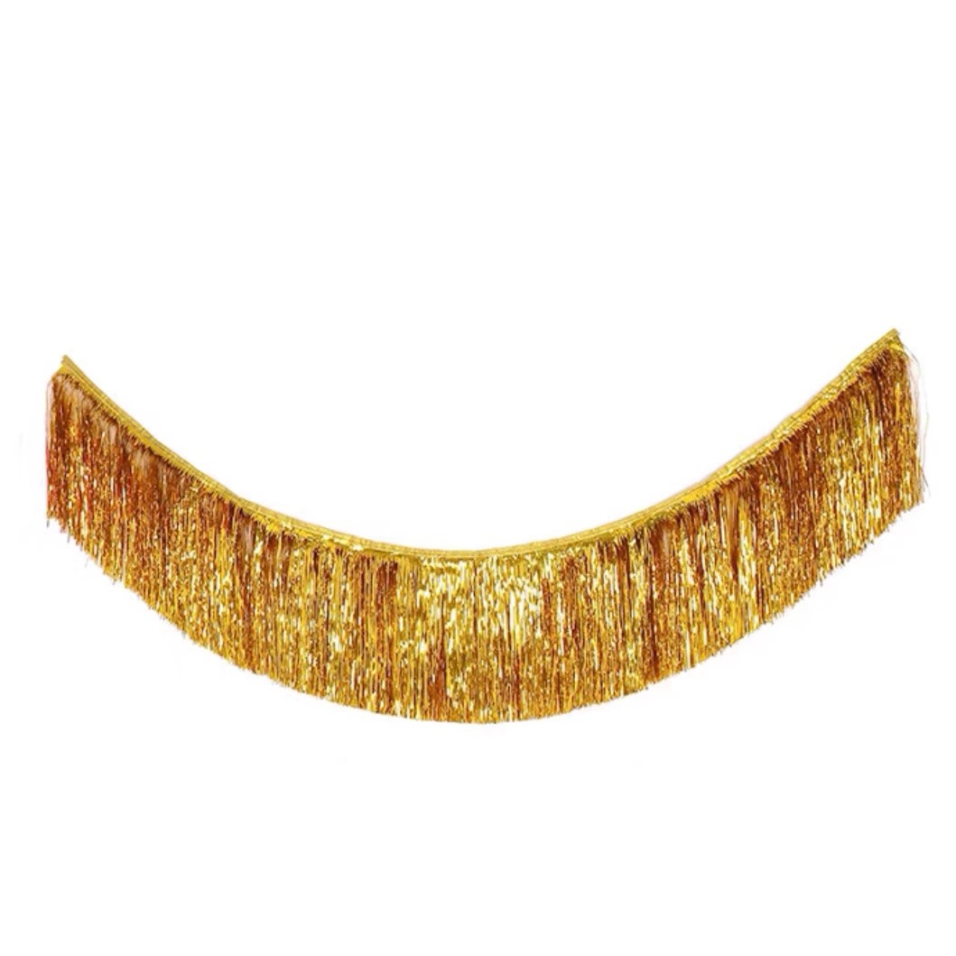 พู่ผ้าไหมหนาสีทองลาเต้อาร์ต