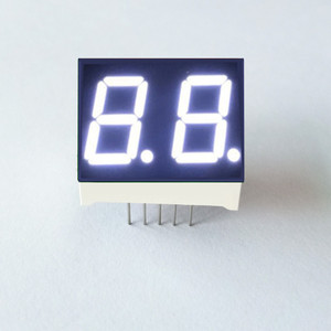 Dual Bit <strong>Seven</strong> <strong>Segment</strong> 0.4&quot; 0.5&quot; 0.52 Inch 2 Digit 7 <strong>Segment</strong> 5221AS Fnd Led <strong>Display</strong>
