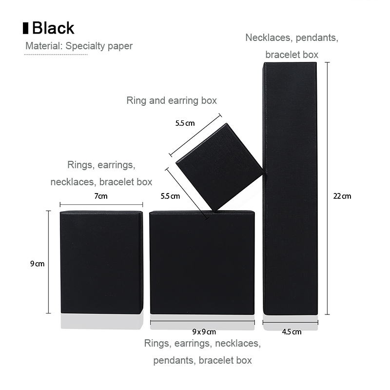 Size1:5.5*5.5*4 Black