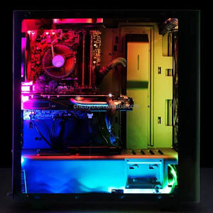 Светодиодная лента RGB с магнитным креплением, полный комплект для ПК, корпуса компьютера, интерфейса питания SATA, фиксируется на магните, цветной пульт дистанционного управления - Product Image 5