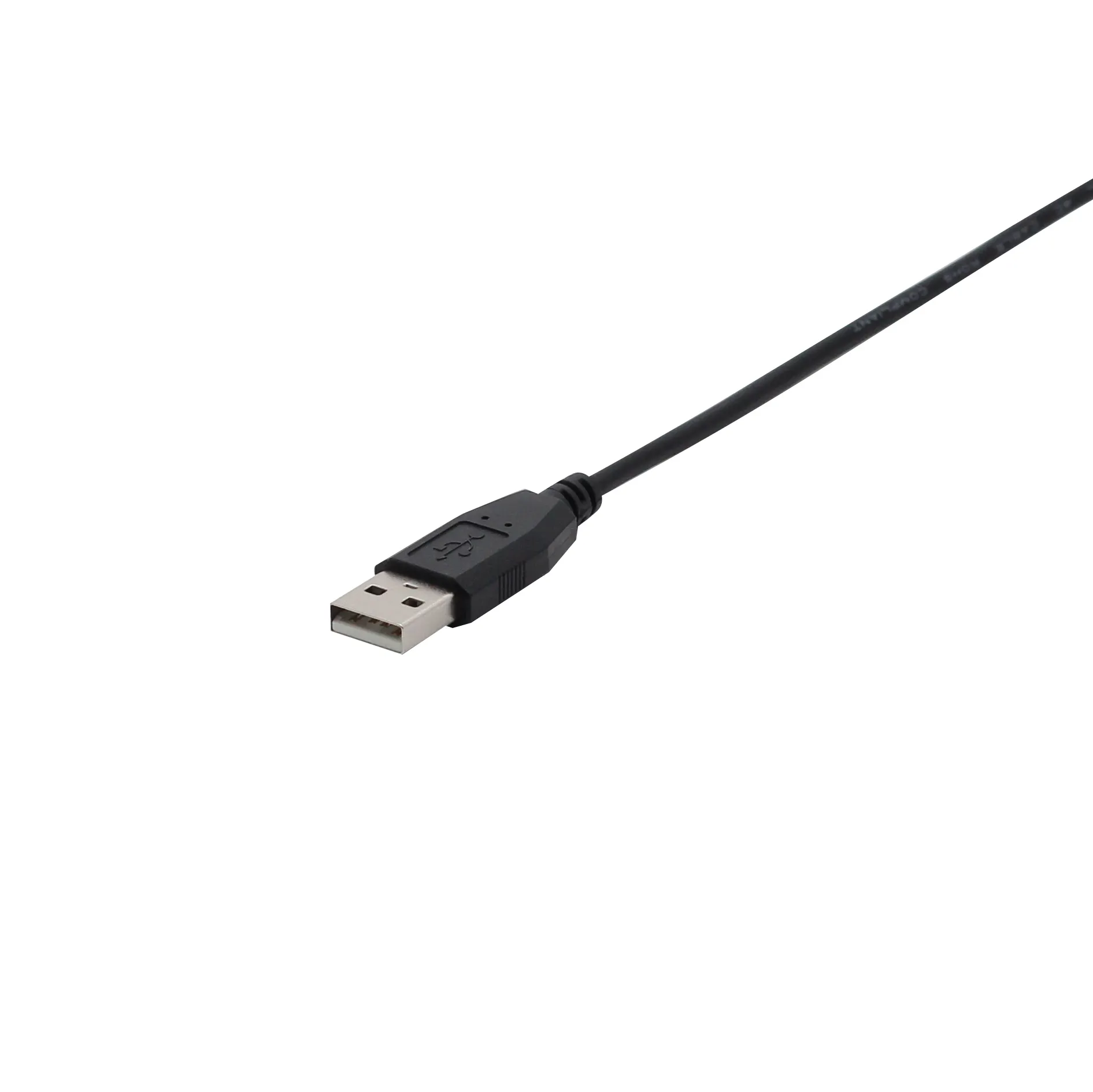 Kabel USB type-a USB2.0 ke PS/2 Mini Din, adaptor 6-pin dengan IC bawaan PS2 ke kabel konverter USB