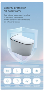 ห้องน้ำอัจฉริยะแบบกดชักโครกแบบชิ้นเดียว - Product Image 6