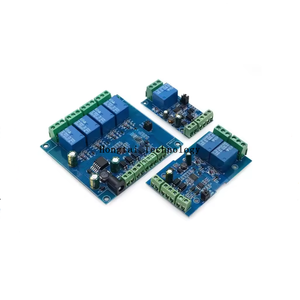 Modbus-Rtu 1/2/4/8 vías módulo de relé conmutación entrada/salida comunicación RS485/TTL