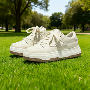 Thiết kế mới nhất thiết kế retro phong cách của nam giới dày đế giày thể thao người đàn ông đi bộ ngoài trời Chạy phong cách thoáng khí giản dị Giày - Product Image 3