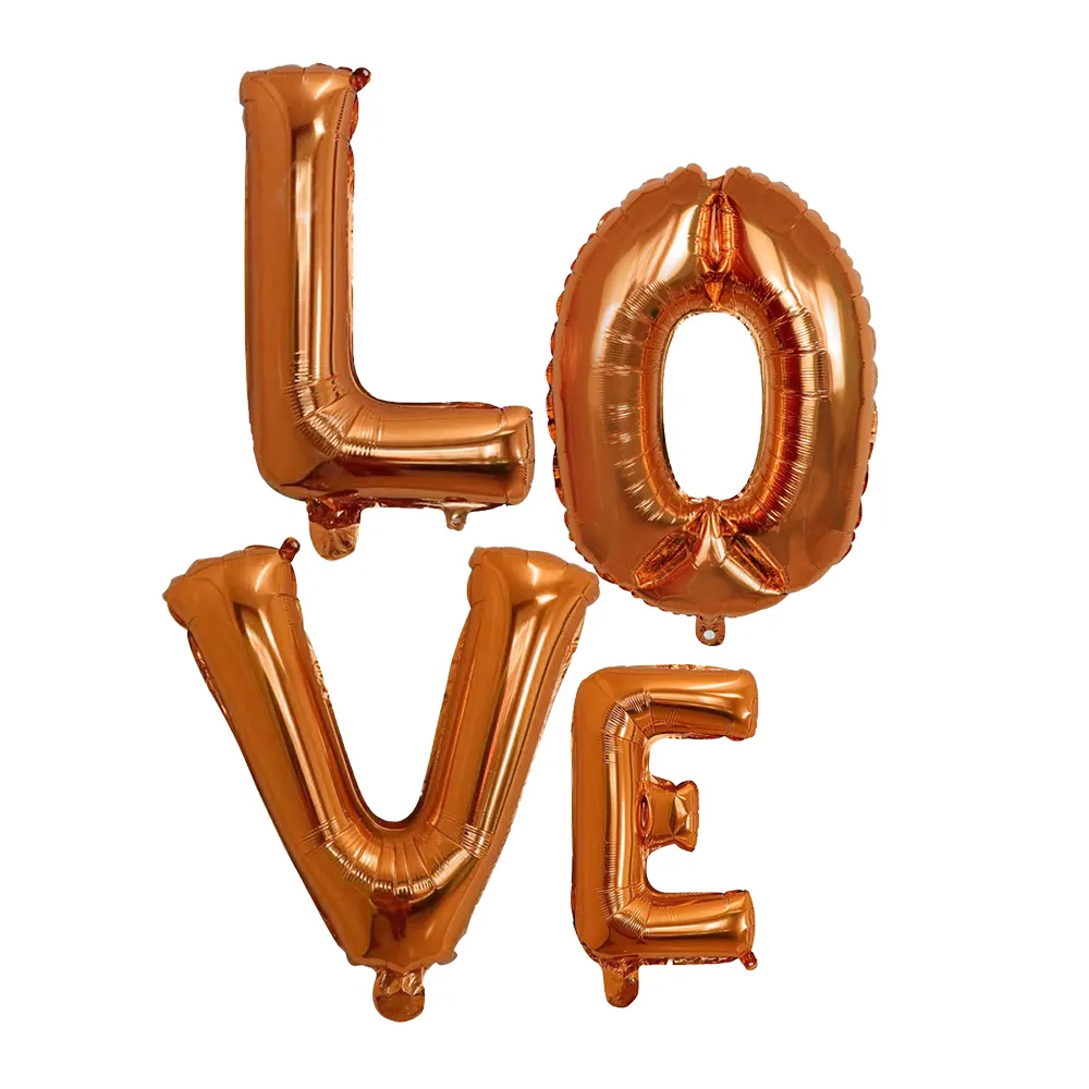 Liefdesbrieven Folie Ballonnen 32 Inch Voor Valentijnsdag Voorstellen Huwelijk Bruiloft Reus Jumbo Helium Folie Mylar Ballonnen