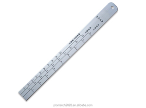 Aluminum Paint Stick Car Body Proportional Measuring Scale <strong>Mixing</strong> Ruler Paint or clear <strong>Coat</strong> with Harder <strong>Mixing</strong> Ratio 2:1 35cm - Product Image 3