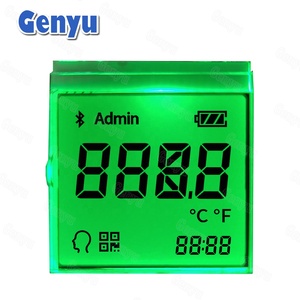 Kunden spezifisches LCD 4/14 Digit 7-Segment-Bildschirmanzeige RGB 3 Farben Hintergrund beleuchtung TN Positives LCD für Stirn pistolen - Product Image 4