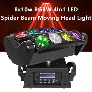 Luz de haz de araña con cabezal móvil de 200W, fuente LED RGBW, 12W, controlado por DMX para DJ, fiestas de Club nocturno, cuerpo de aluminio - Product Image 5