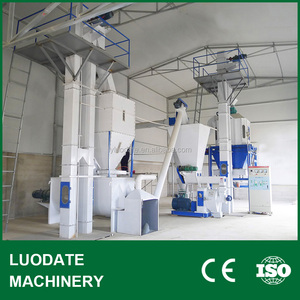 1-2TPH Tierfutter mühle Paletten maschine Futters ystem Ziegen geflügel futter Pellet verarbeitung Herstellung landwirtschaft licher Maschine - Product Image 5