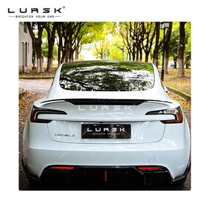 Model 3 Spoiler kanat performans arka bagaj dudak kuyruk kapağı Tesla ABS modeli 3 aksesuarları için - Product Image 5