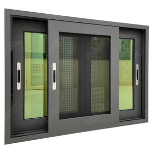 Finestre scorrevoli in alluminio antiuragano dal Design elegante per la casa con buone foto e immagini - Product Image 1