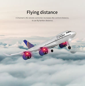 LONGXI 747 A380 rc uçak 3-CH köpük rc model uçak elektrikli uçak uzaktan kumanda Jet rc planör çocuk için oyuncak - Product Image 2