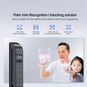 Xhome App anahtar kart akıllı kilit cıvata 3D Wood igtion parmak ven kapı kilidi için ahşap çelik kapı WIFI ağ hafıza kartı depolama - Product Image 2