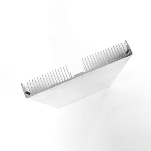 大型アルミヒートシンク、高出力アンプヒートシンク400(W)* 50(H)* 50 (L)mm、異なるタイプのインチ - Product Image 5