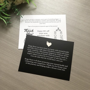 Özel baskılı kartvizit 10x15 çift taraflı 'VIP' ve 'teşekkür ederim tasarım 300gsm kaplamalı kağıt hediye Vips için - Product Image 2