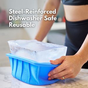 Hot-Selling <strong>Customized</strong> Extra Large Silicone <strong>Ice</strong> <strong>Block</strong> Mold Four Color <strong>Ice</strong> Cream <strong>Maker</strong> with Lids for <strong>Ice</strong> Baths - Product Image 5