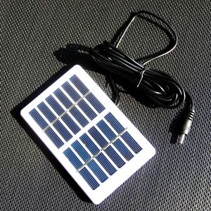BUHESHUI DIY GÜNEŞ PANELI Charr 2W 5V Polycrystalline güneş pili modülü DC5521 kablosu ile 3m 3.7V pil ışıkları yarım hücre tipi - Product Image 5