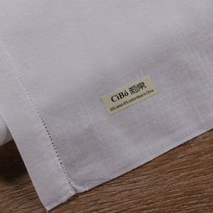 TL011-L สีขาวผ้าฝ้าย Drawnwork บันได Hemstitch ผ้าเช็ดตัวผ้าขนหนูมือ - Product Image 5