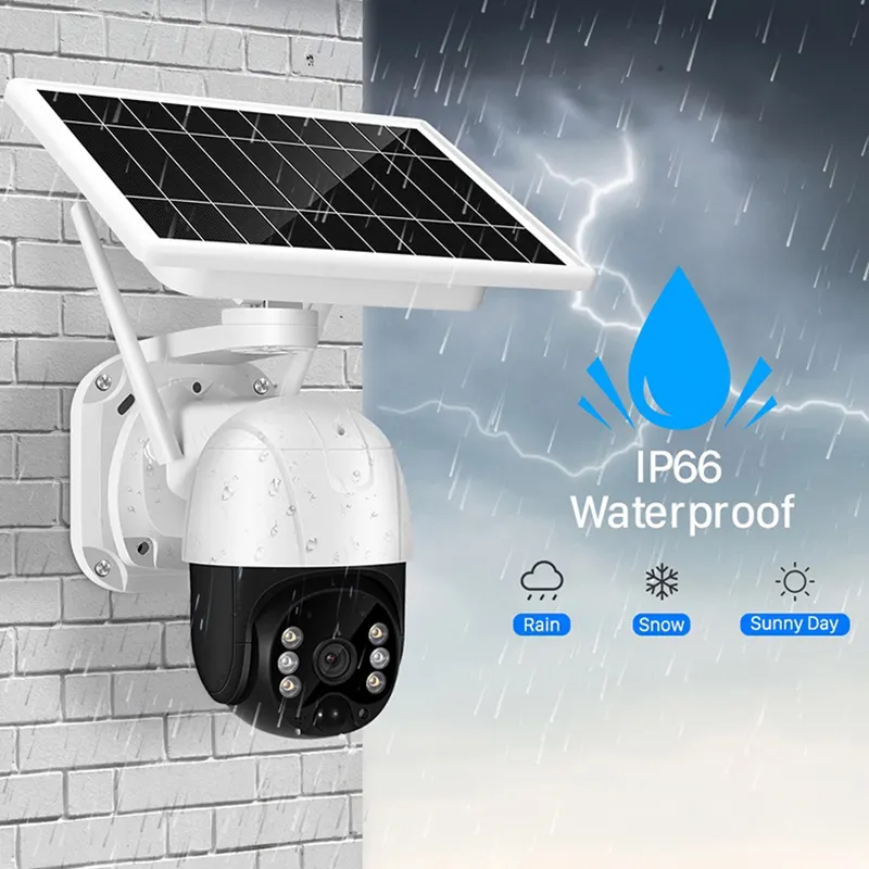 4MP Low Power Icsee PIR Wireless 360 Web Ptz Outdoor 4G Solar IP Wifi Überwachungs kamerasystem CCTV-Netzwerk kamera