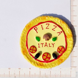 Thực phẩm mô phỏng 3D Yijia: Túi bánh mì, và sữa, chảo rán, bữa sáng, cà chua, nam châm tủ lạnh nhựa, STI từ tính - Product Image 6