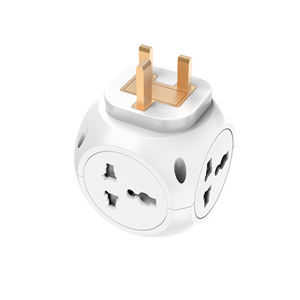 13A USB tipo C Cable de extensión eléctrico Universal de 4 salidas con 2 puertos USB a Adaptador de enchufe de pared múltiple Toma de cubo de tira de alimentación - Product Image 3
