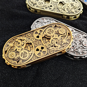 Cơ khí bánh quy bánh răng 7-in-1 kim loại Xúc xắc Đôi bánh xe Spinner RPG bàn trò chơi cầm tay kỹ thuật số xúc xắc DND kim loại xúc xắc - Product Image 2